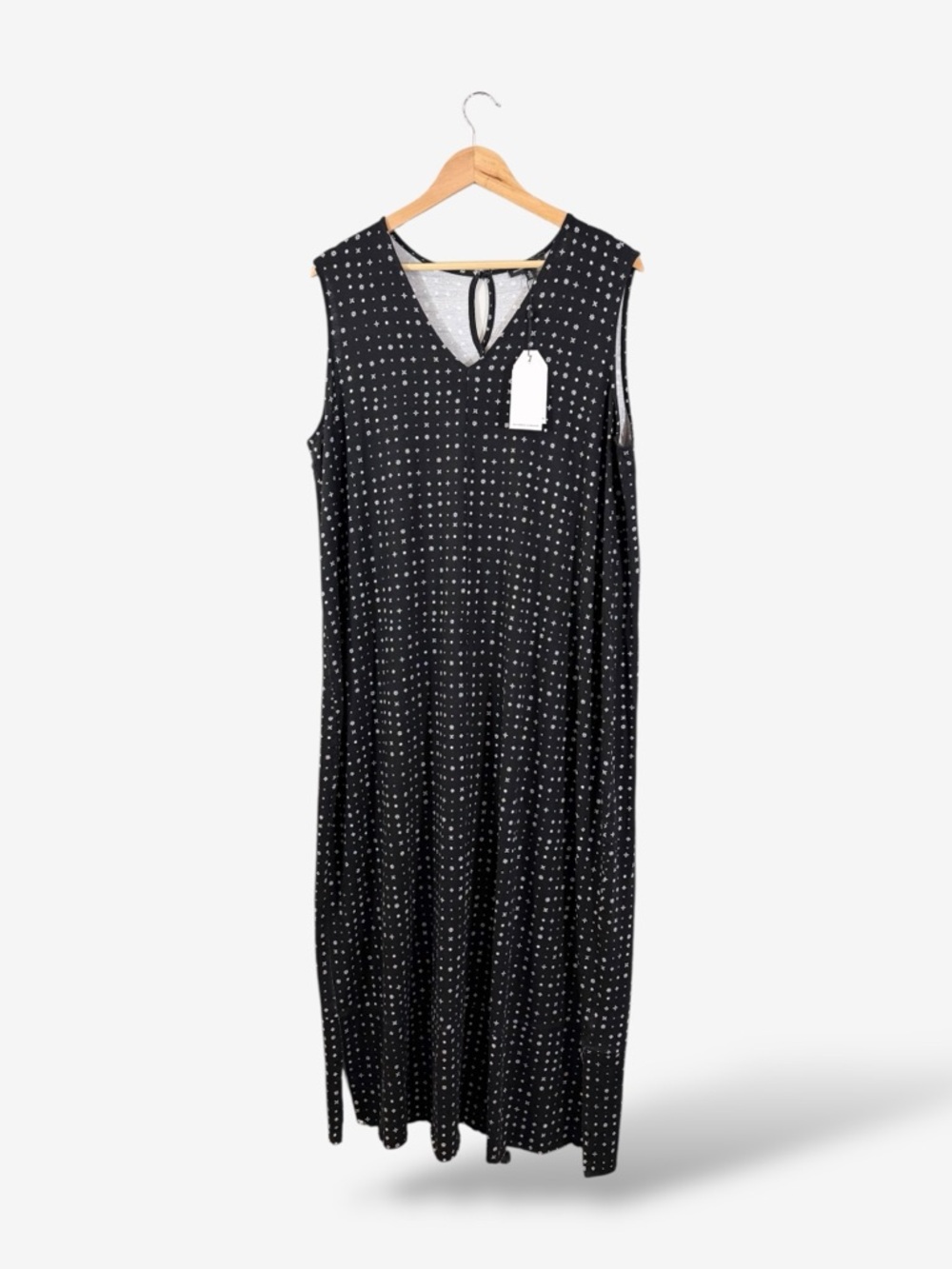 Universal Standard Claremont Maxi Dress S 14/16 Galactic Black NWT